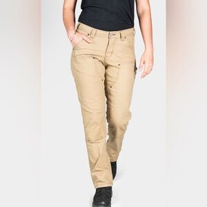 Women's Tan Straight Leg Pants